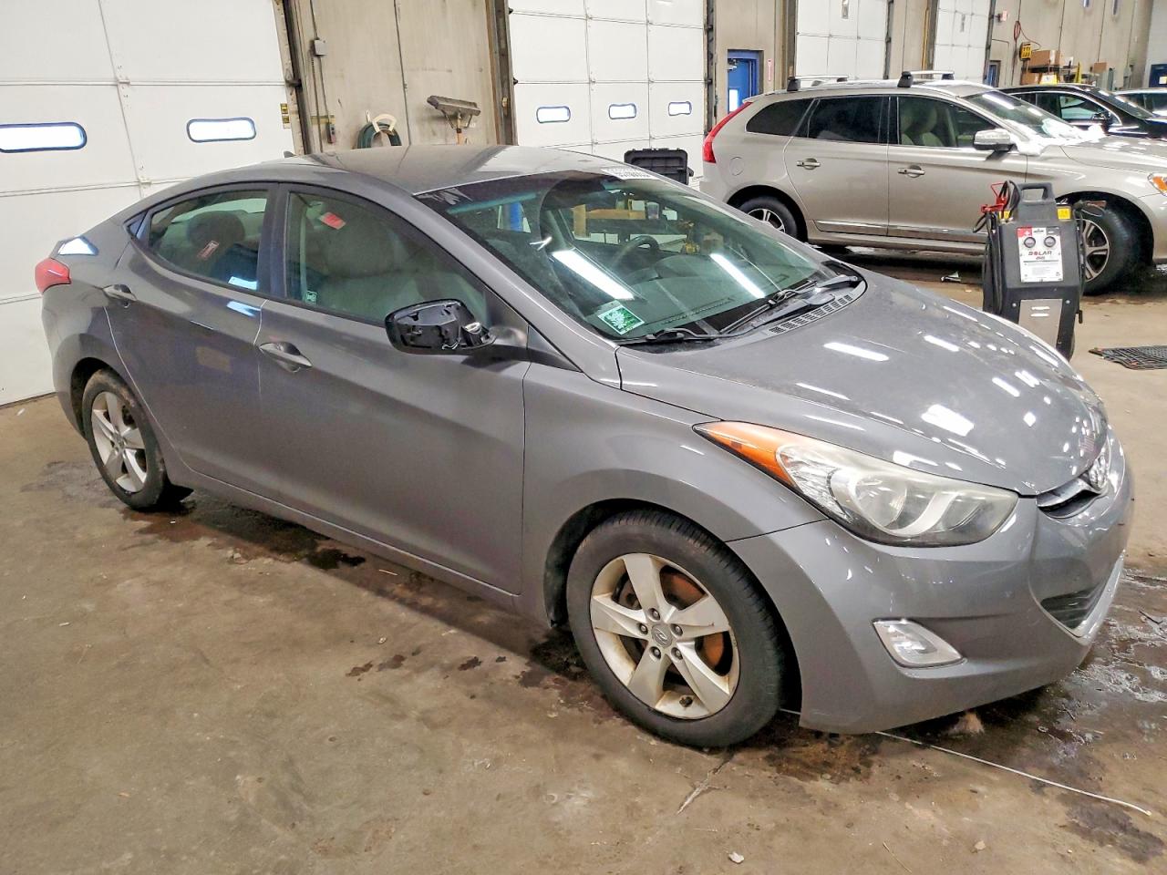 2012 Hyundai Elantra Gls Gray vin: 5NPDH4AE2CH064415