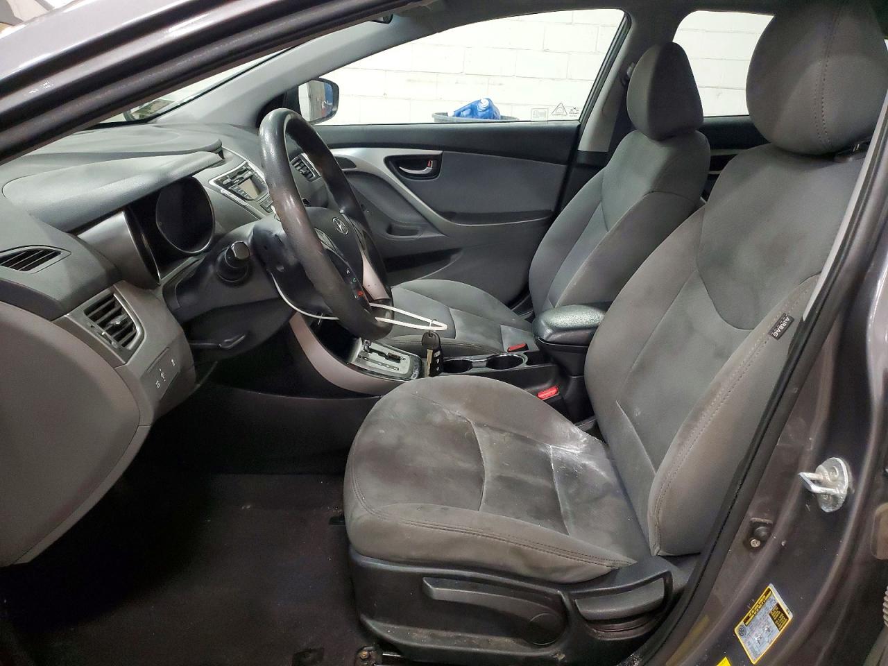 2012 Hyundai Elantra Gls Gray vin: 5NPDH4AE2CH064415