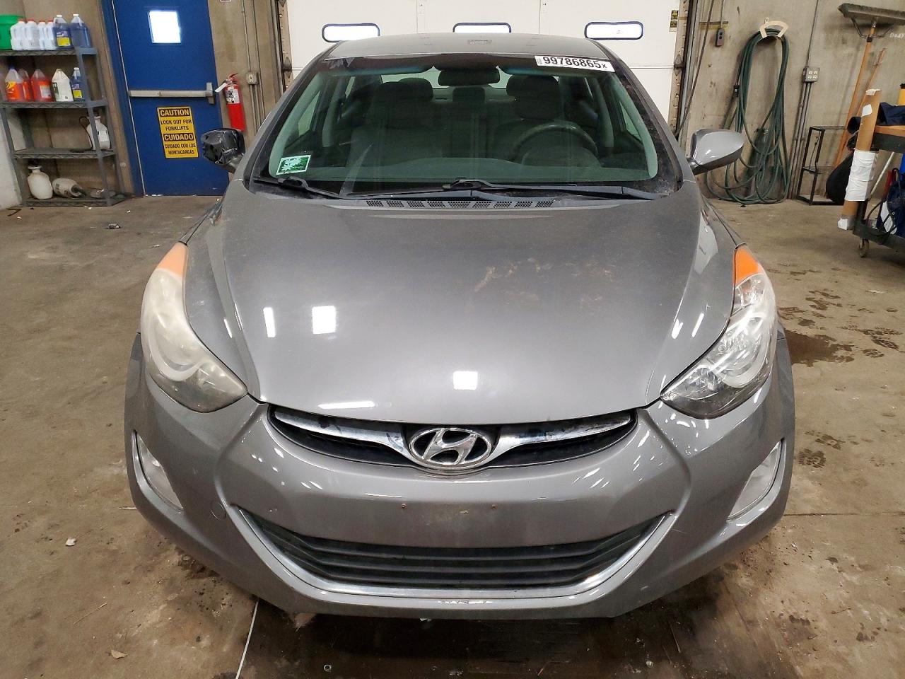 2012 Hyundai Elantra Gls Gray vin: 5NPDH4AE2CH064415