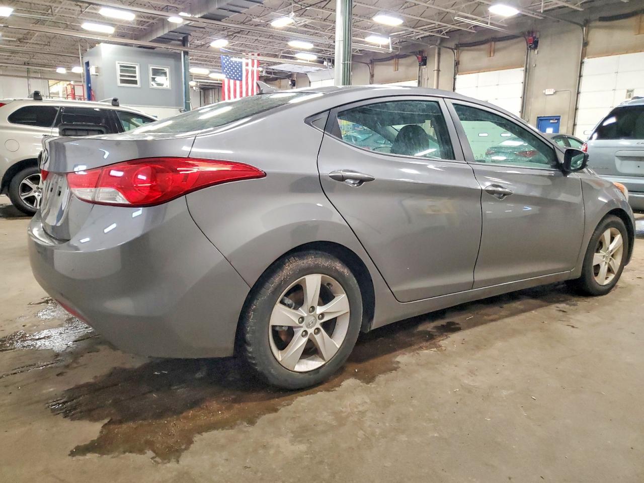 2012 Hyundai Elantra Gls Gray vin: 5NPDH4AE2CH064415
