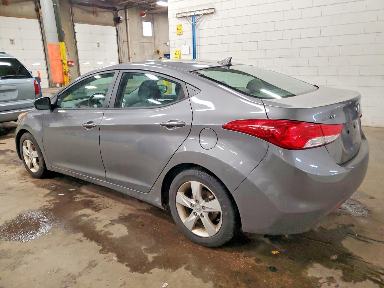 2012 Hyundai Elantra Gls Gray vin: 5NPDH4AE2CH064415