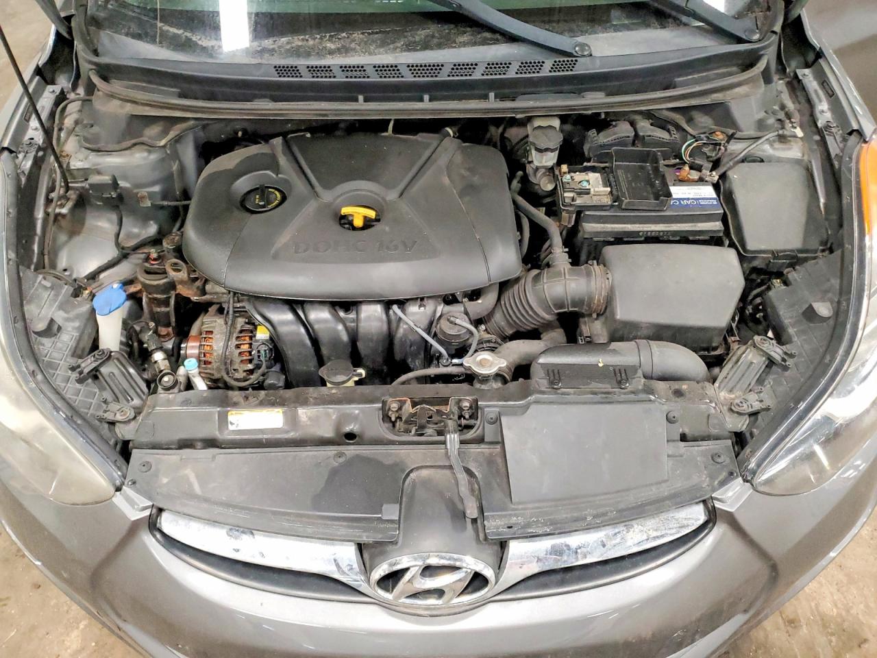 2012 Hyundai Elantra Gls Gray vin: 5NPDH4AE2CH064415