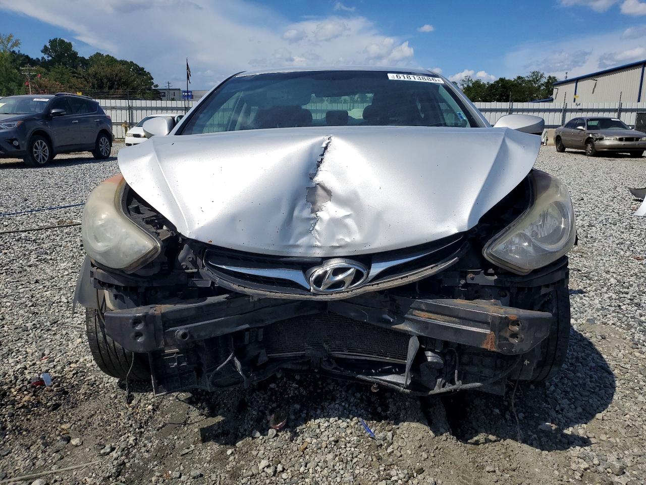 2012 Hyundai Elantra Gls Silver vin: 5NPDH4AE2CH077990