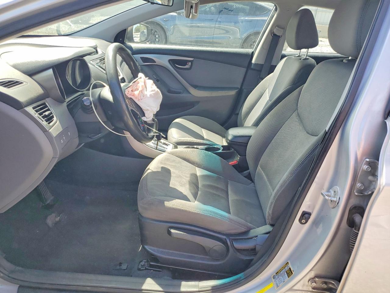 2012 Hyundai Elantra Gls Silver vin: 5NPDH4AE2CH077990