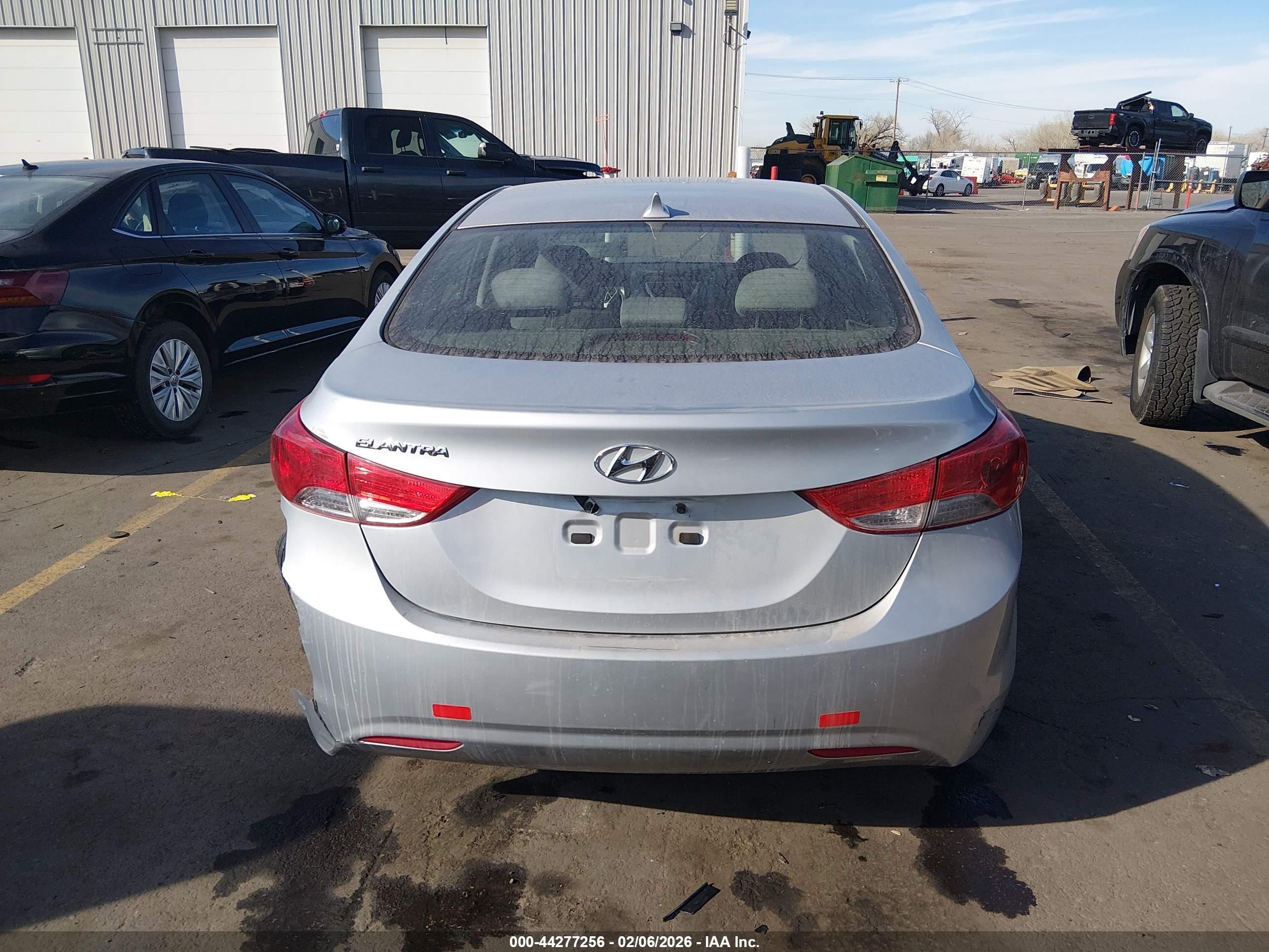 2012 Hyundai Elantra Gls Silver vin: 5NPDH4AE2CH080968