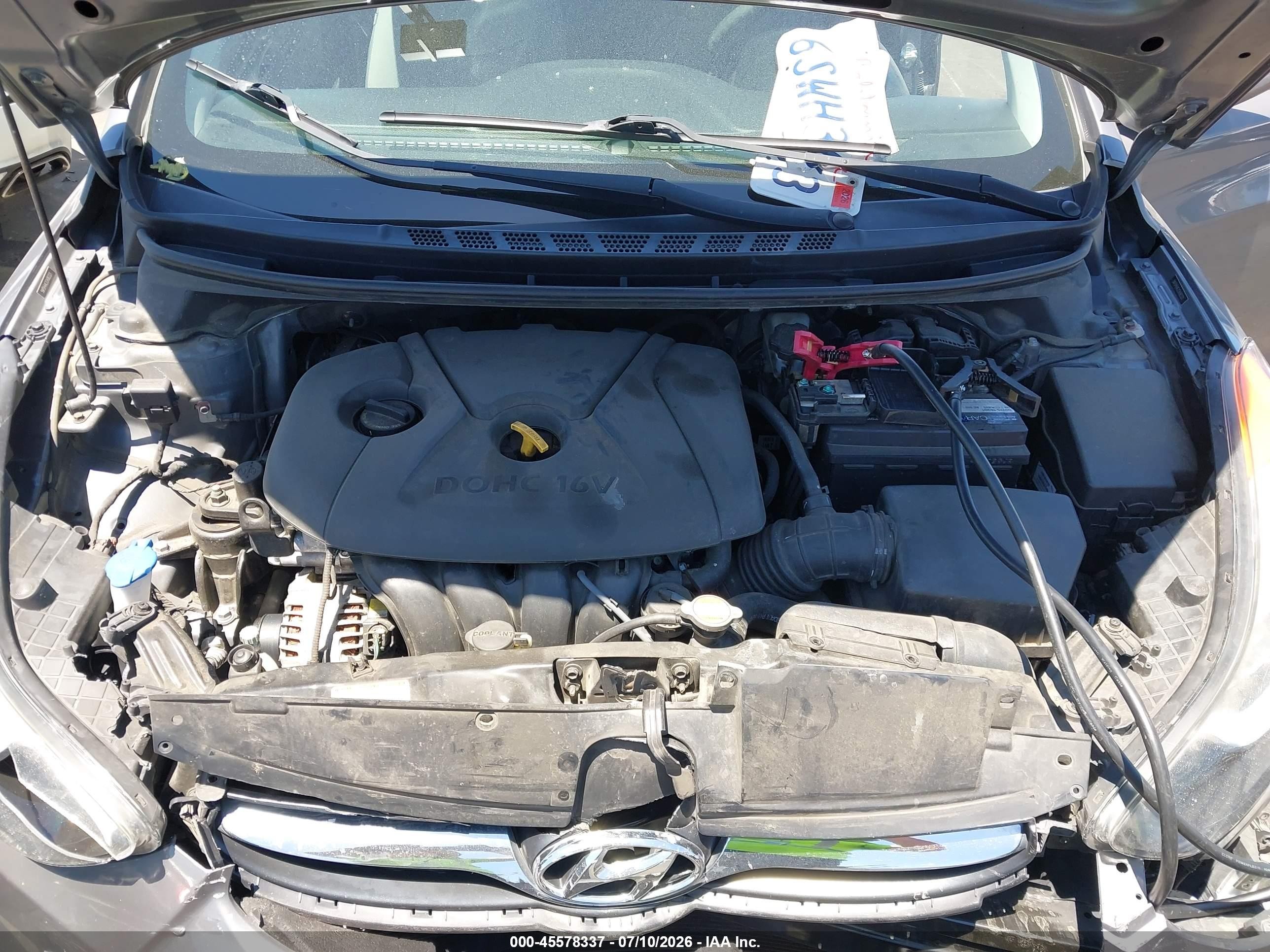 2012 Hyundai Elantra Gls Gray vin: 5NPDH4AE2CH082221