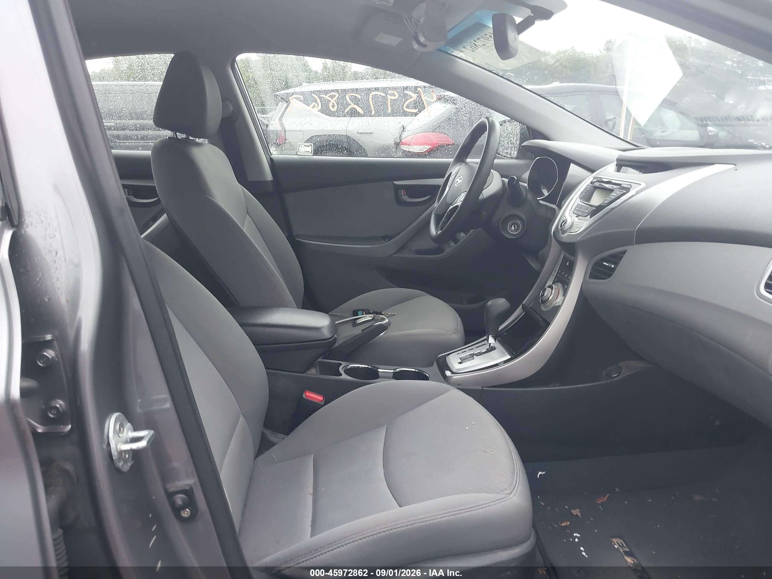 2012 Hyundai Elantra Gls Серый vin: 5NPDH4AE2CH092957