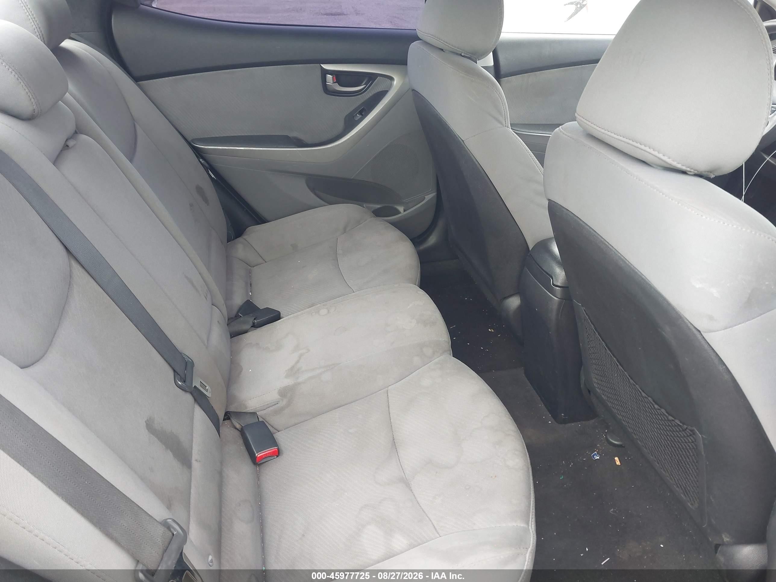 2012 Hyundai Elantra Gls Blue vin: 5NPDH4AE2CH095163