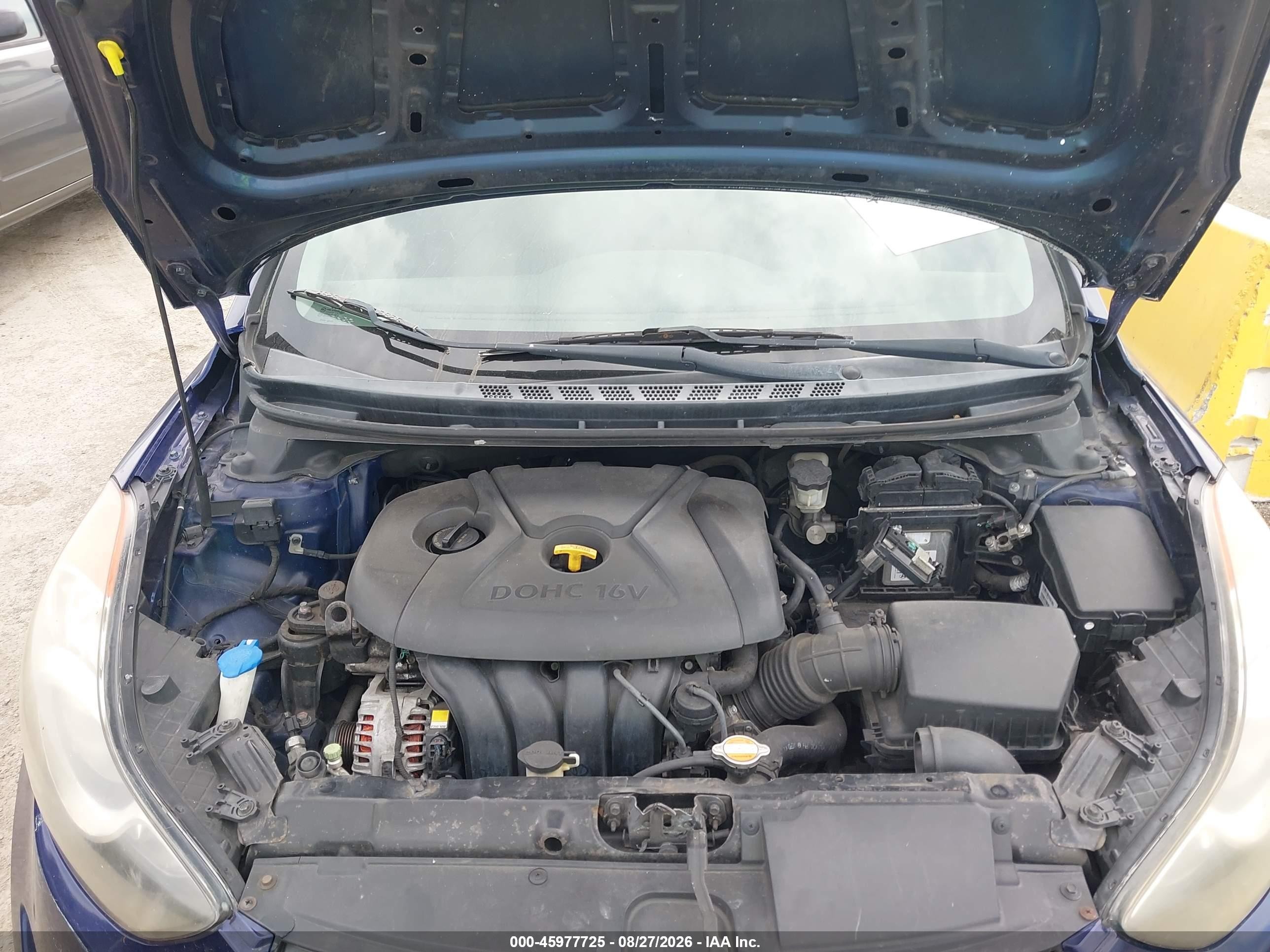 2012 Hyundai Elantra Gls Blue vin: 5NPDH4AE2CH095163