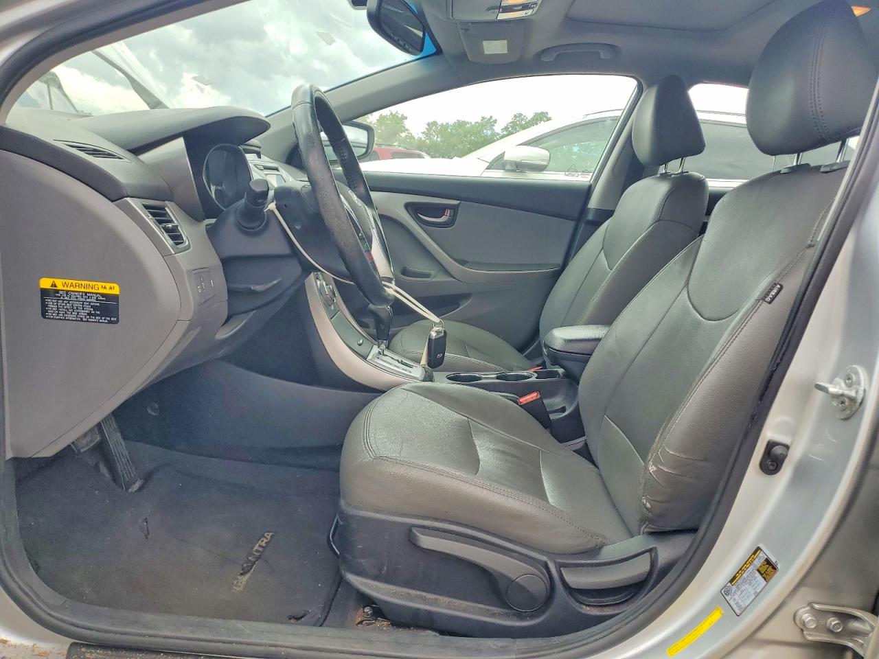 2012 Hyundai Elantra Limited Silver vin: 5NPDH4AE2CH110647