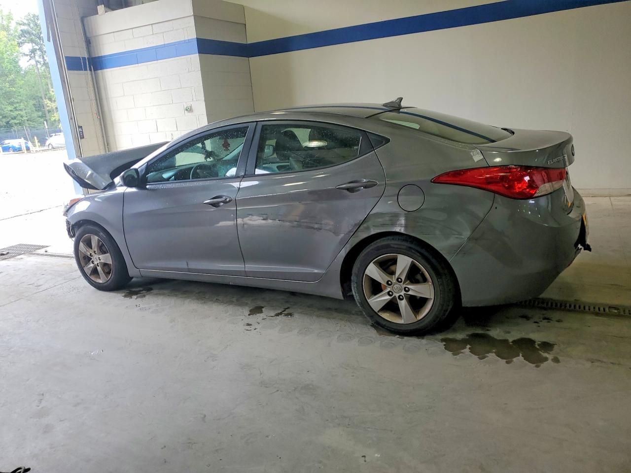 2012 Hyundai Elantra Gls Серый vin: 5NPDH4AE2CH118392