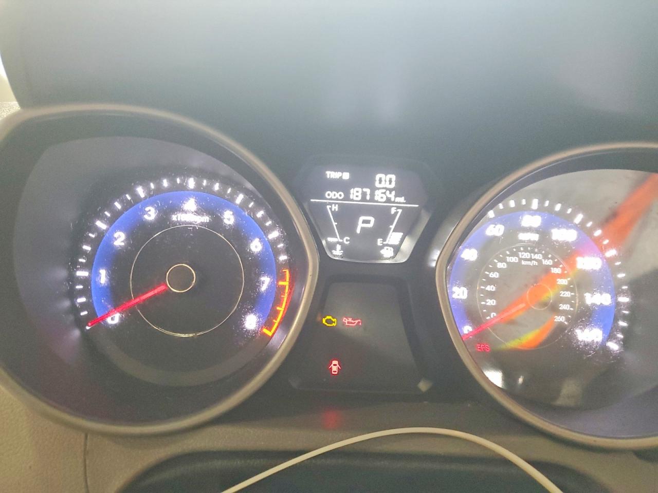 2012 Hyundai Elantra Gls Серый vin: 5NPDH4AE2CH118392