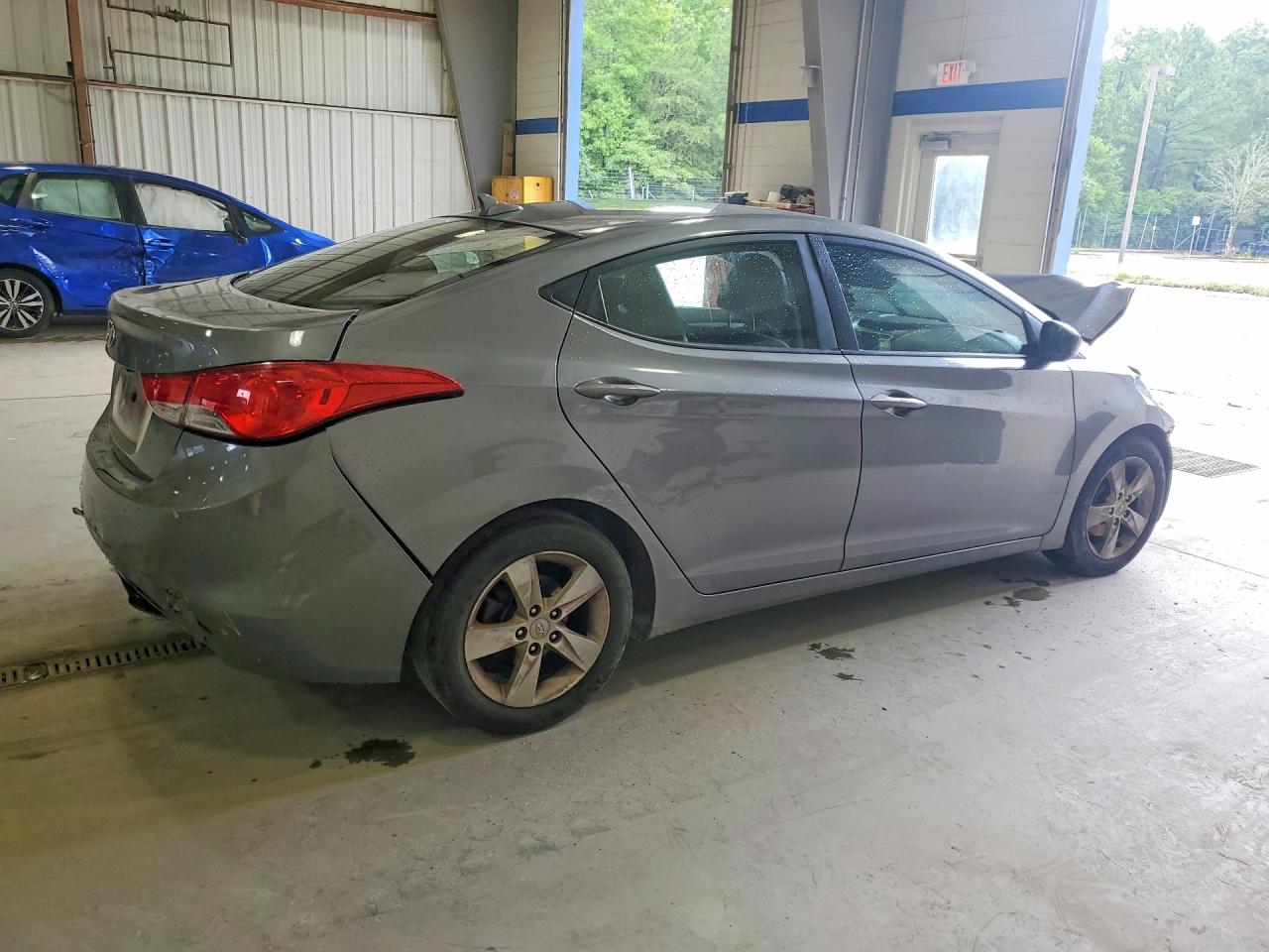2012 Hyundai Elantra Gls Серый vin: 5NPDH4AE2CH118392