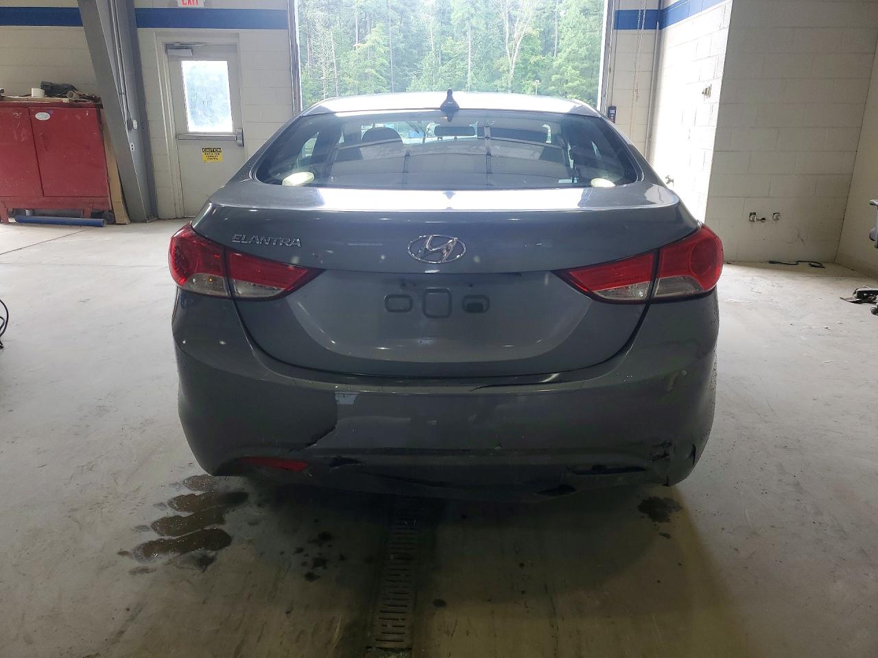2012 Hyundai Elantra Gls Серый vin: 5NPDH4AE2CH118392