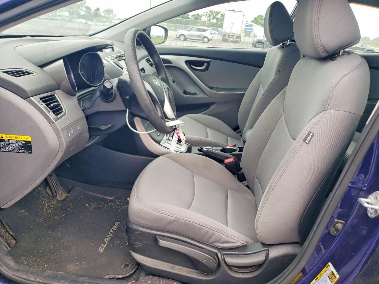 2012 Hyundai Elantra Gls Blue vin: 5NPDH4AE2CH119798