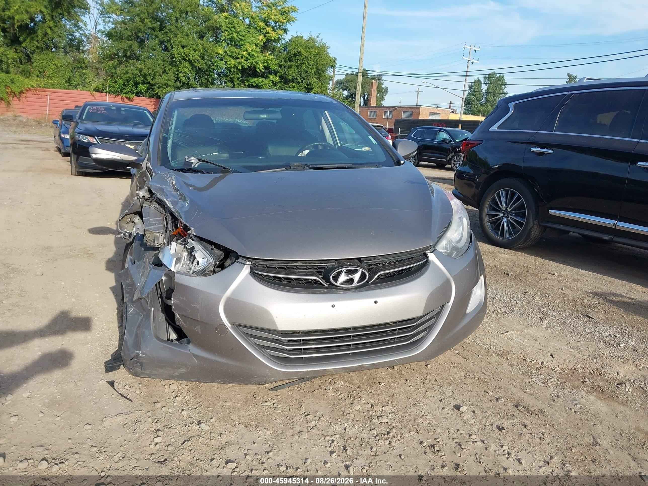 2012 Hyundai Elantra Limited Beige vin: 5NPDH4AE2CH120000
