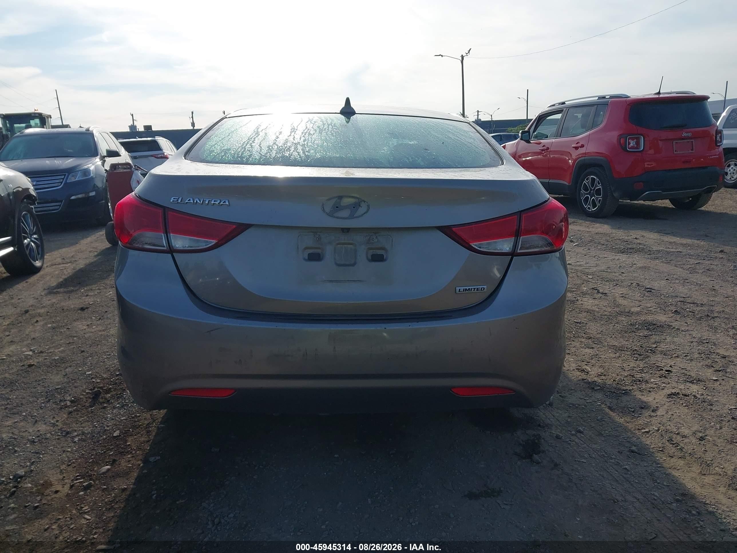 2012 Hyundai Elantra Limited Beige vin: 5NPDH4AE2CH120000