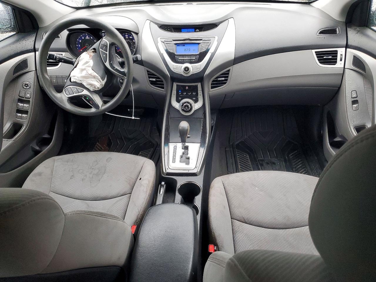 2012 Hyundai Elantra Gls Gray vin: 5NPDH4AE2CH136410