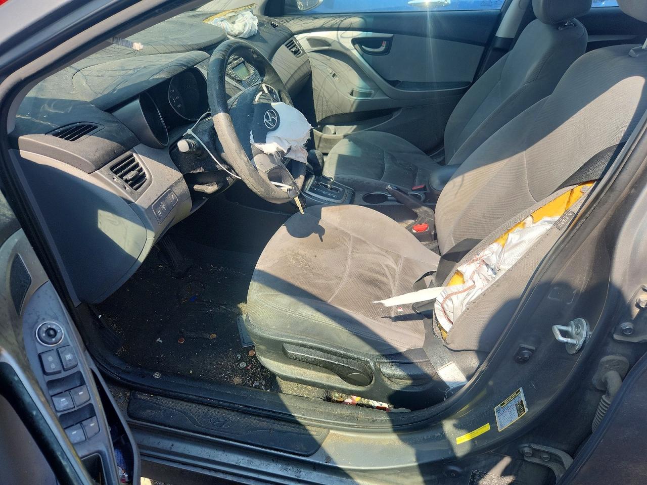 2012 Hyundai Elantra Gls Gray vin: 5NPDH4AE2CH137511