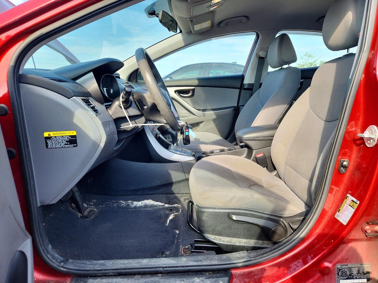 2012 Hyundai Elantra Gls Red vin: 5NPDH4AE2CH144572