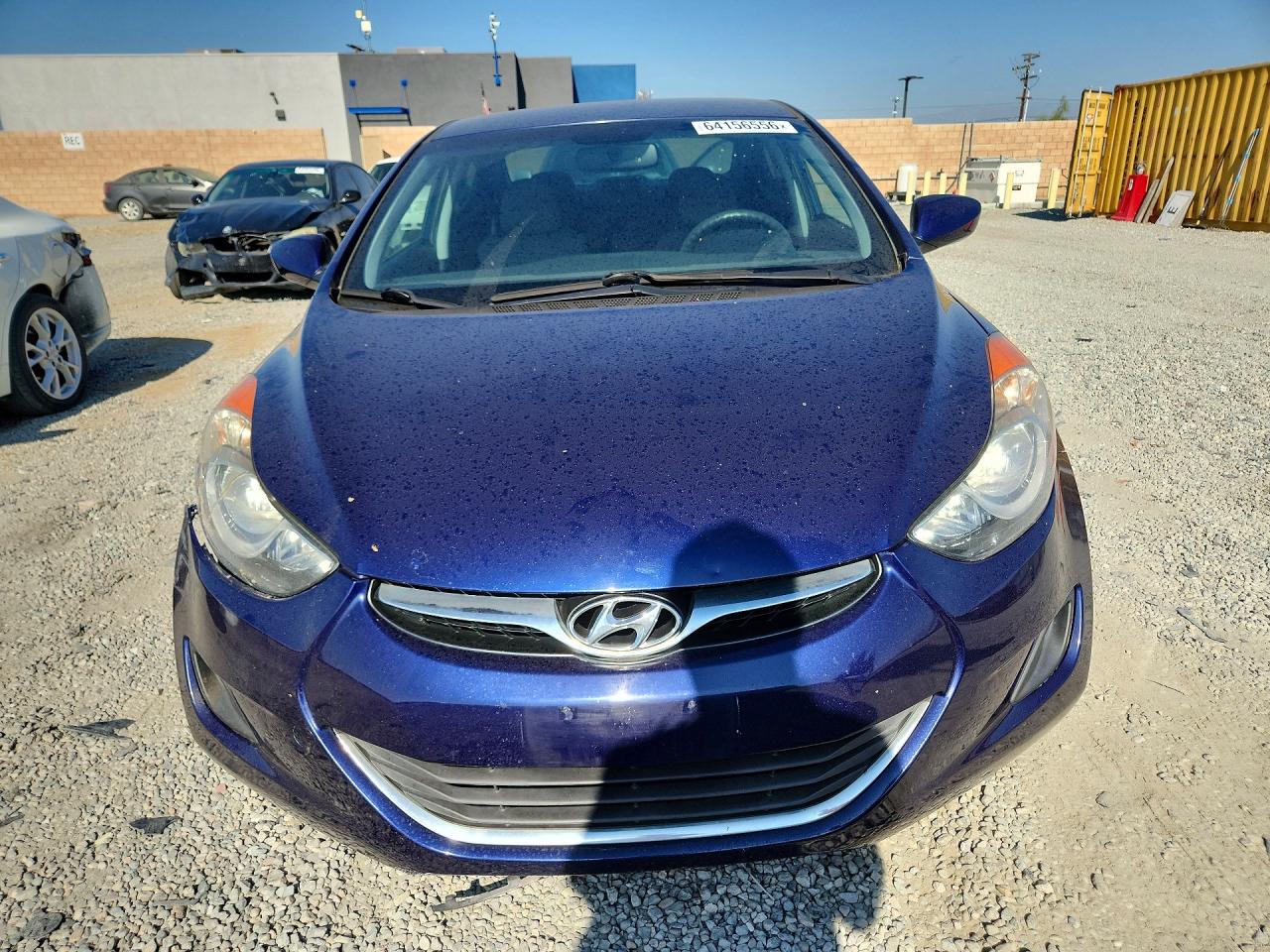 2012 Hyundai Elantra Gls Blue vin: 5NPDH4AE2CH145804