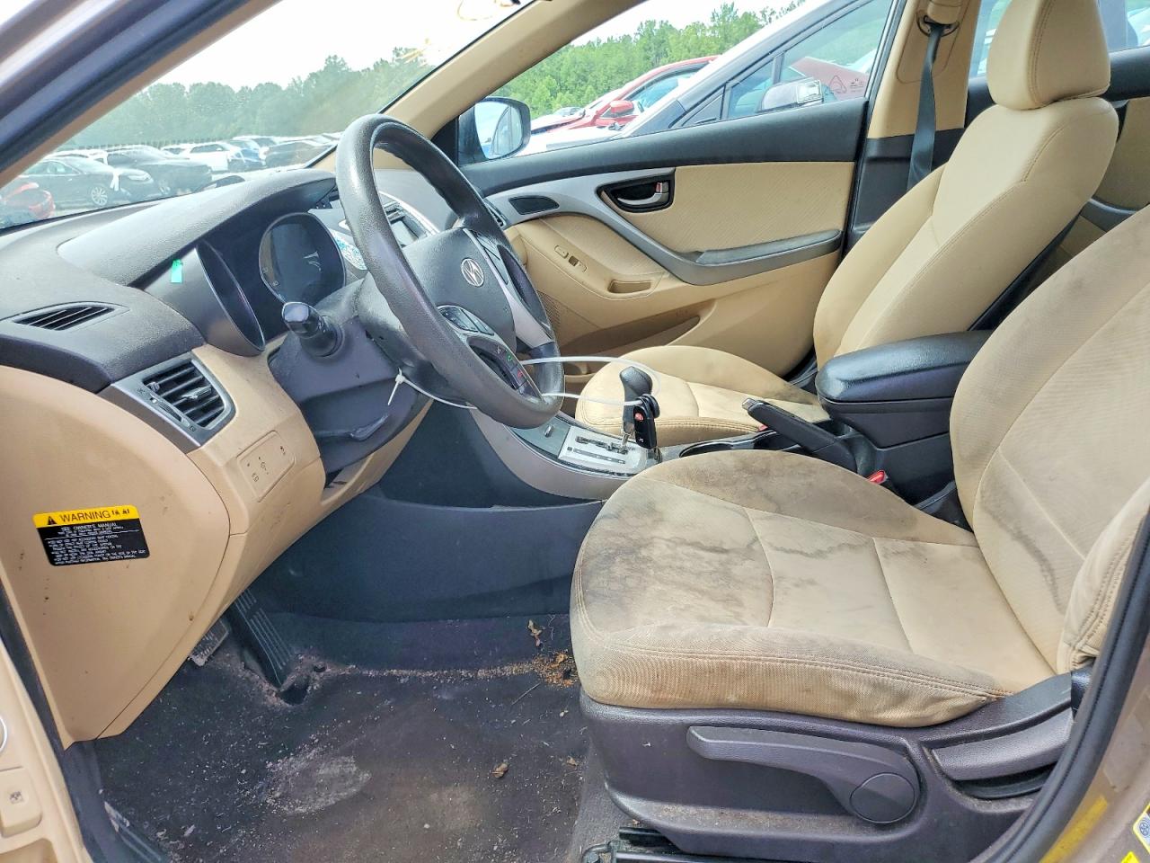 2012 Hyundai Elantra Gls Gray vin: 5NPDH4AE2CH146645