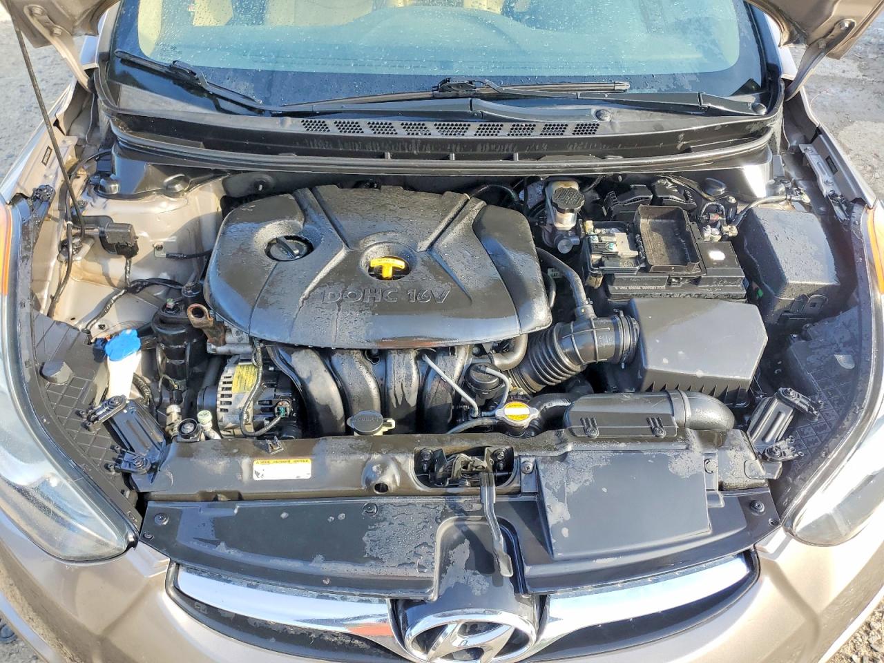 2012 Hyundai Elantra Gls Gray vin: 5NPDH4AE2CH146645