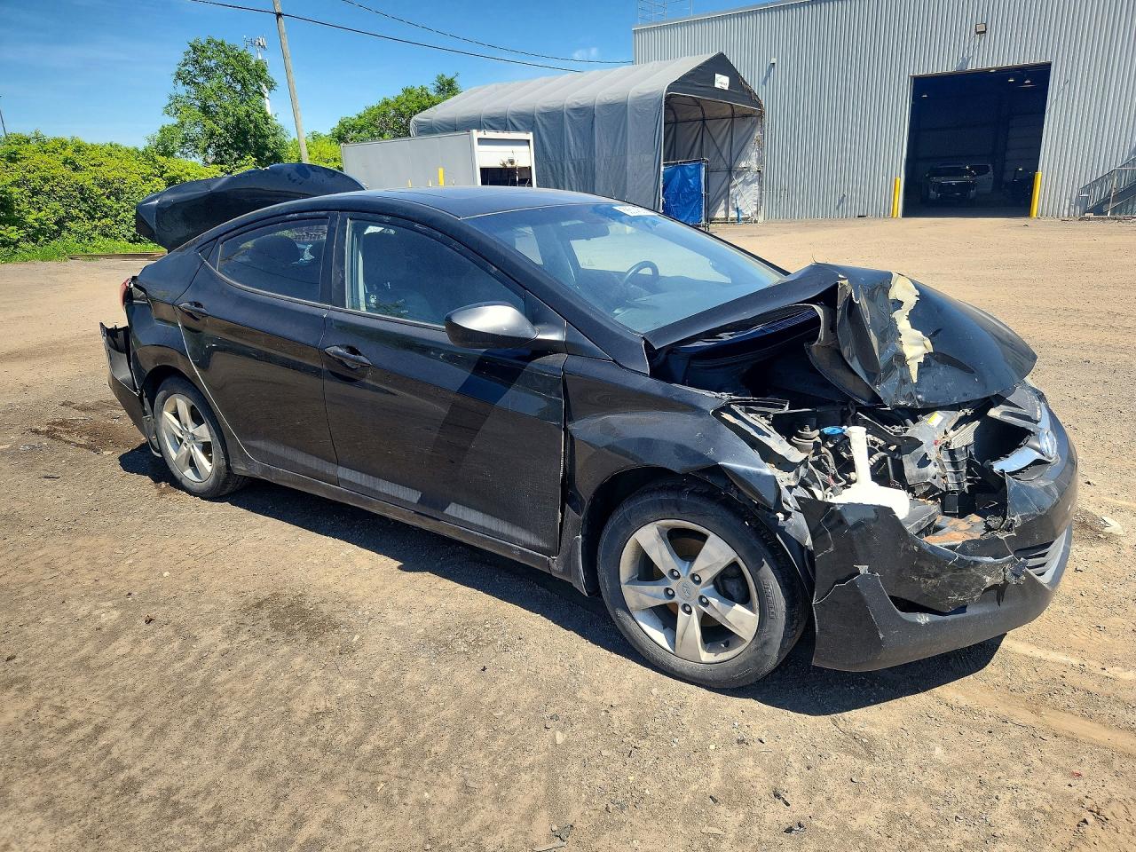2013 Hyundai Elantra Gls Black vin: 5NPDH4AE2DH152141