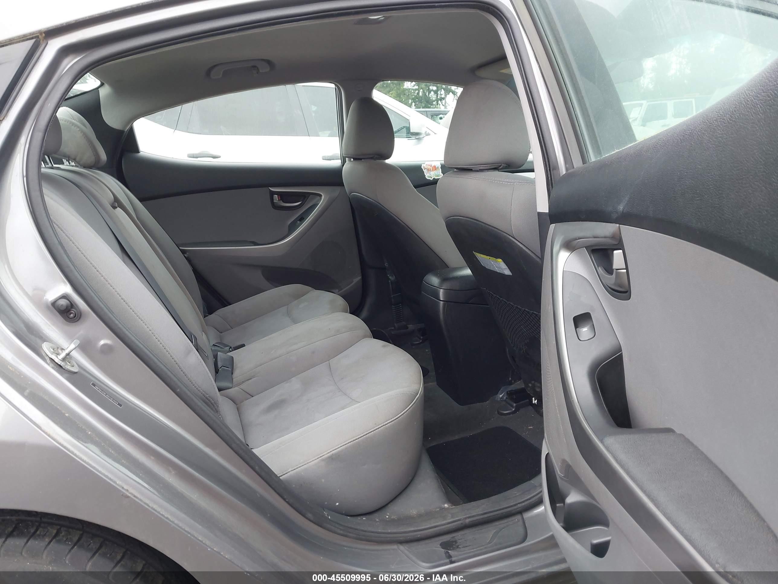 2013 Hyundai Elantra Gls Gray vin: 5NPDH4AE2DH167044