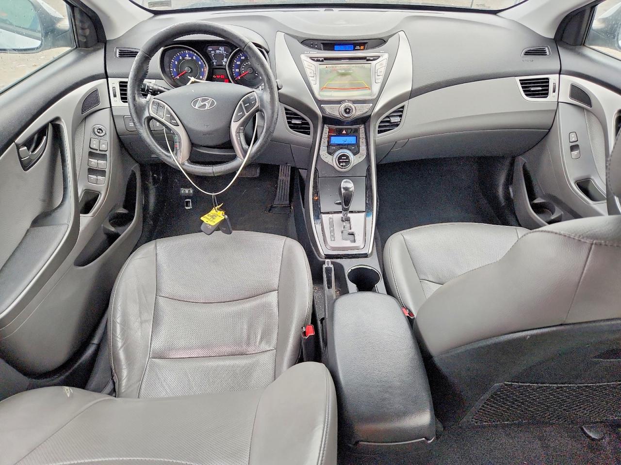 2013 Hyundai Elantra Limited Silver vin: 5NPDH4AE2DH191053