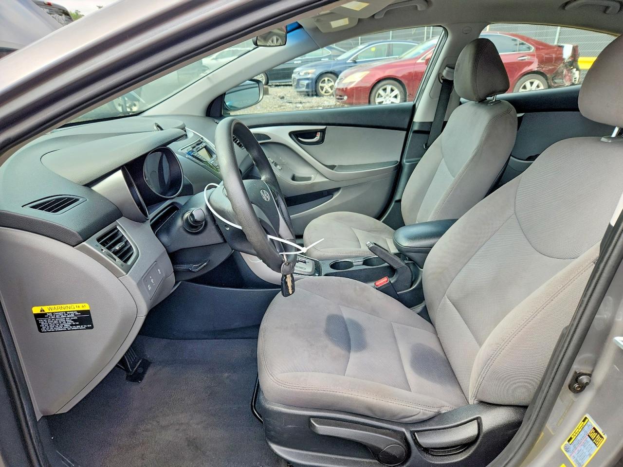 2013 Hyundai Elantra Gls Gray vin: 5NPDH4AE2DH198617