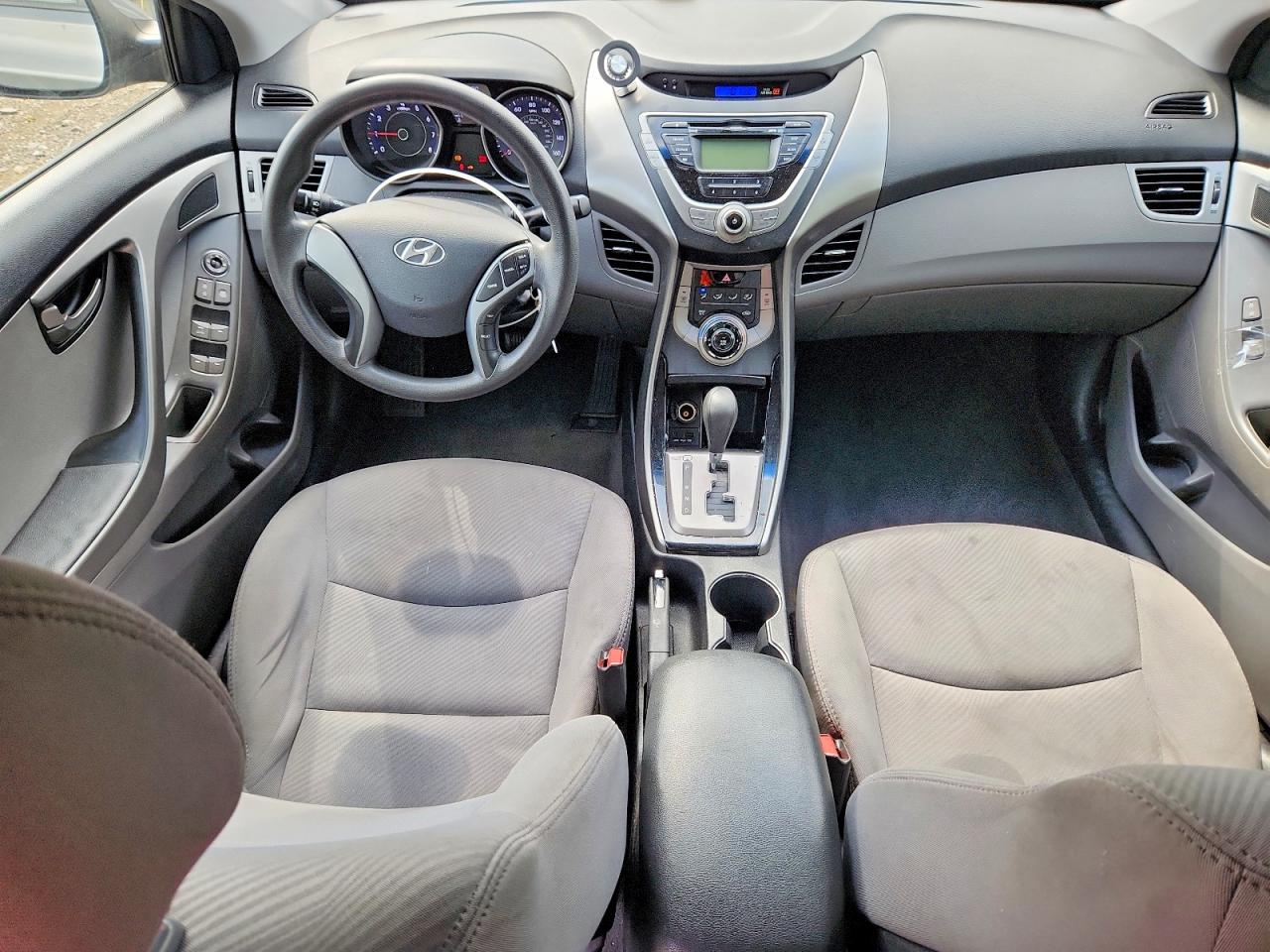 2013 Hyundai Elantra Gls Gray vin: 5NPDH4AE2DH198617