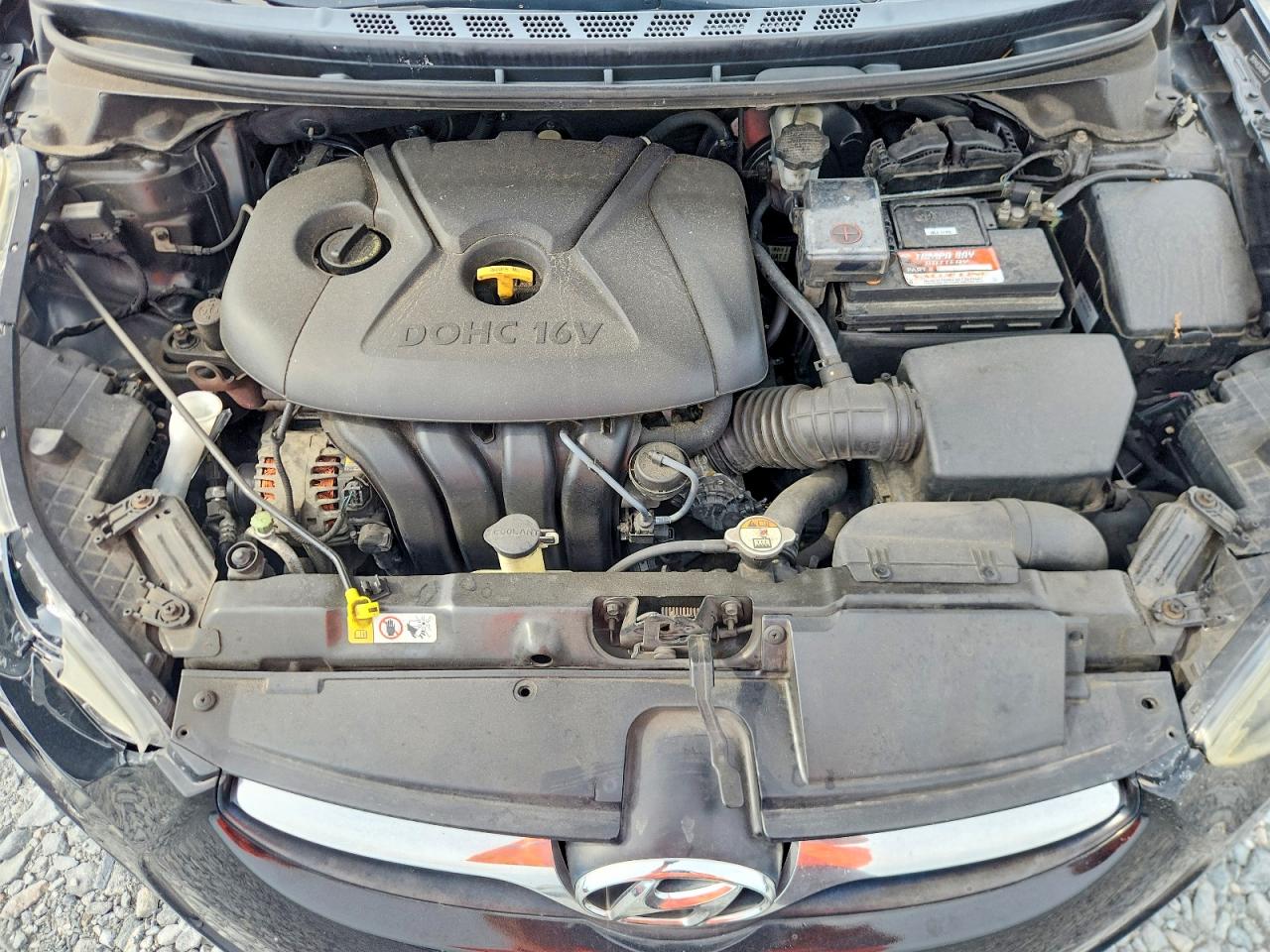 2013 Hyundai Elantra Gls Black vin: 5NPDH4AE2DH204934