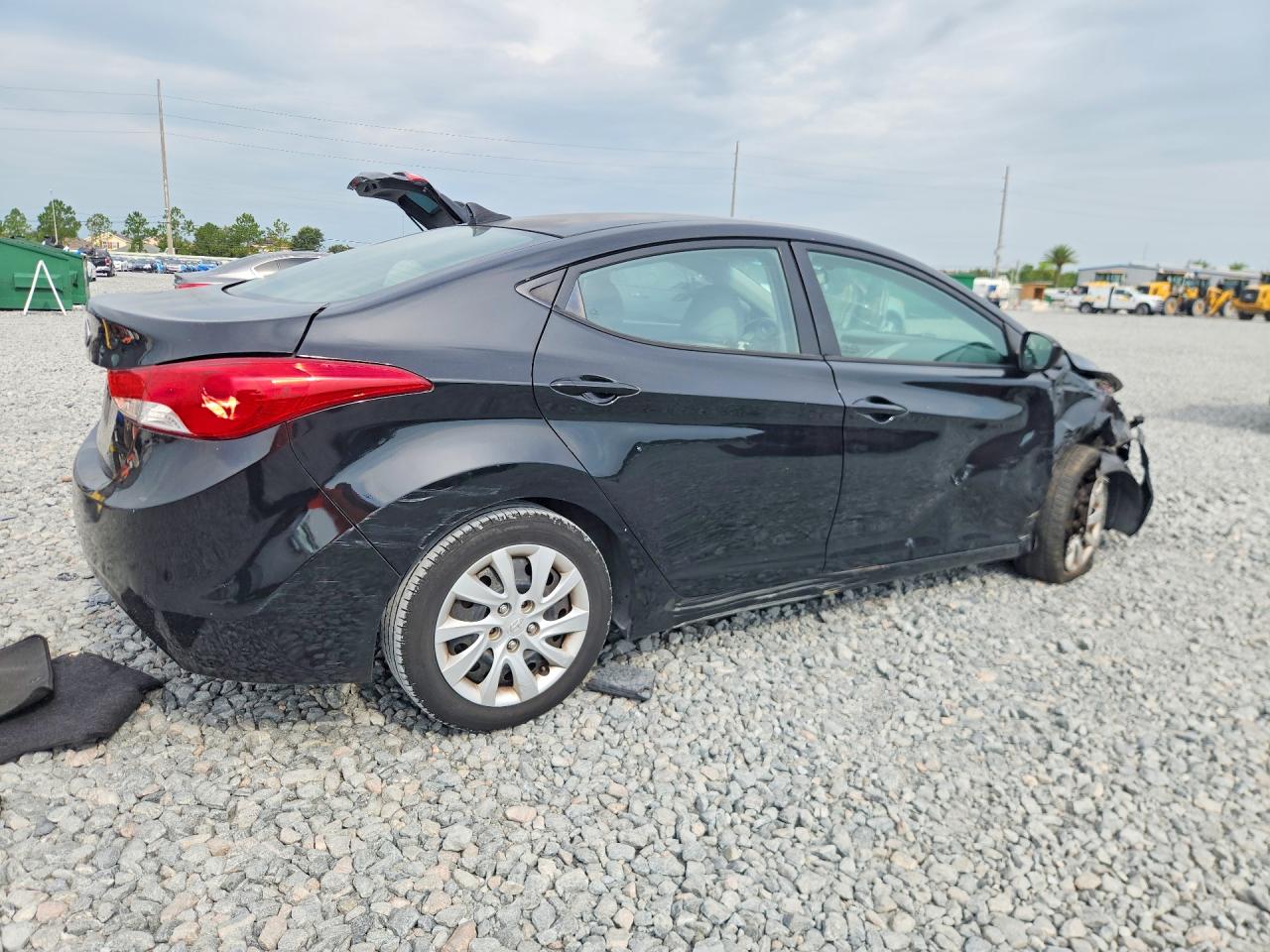 2013 Hyundai Elantra Gls Black vin: 5NPDH4AE2DH204934