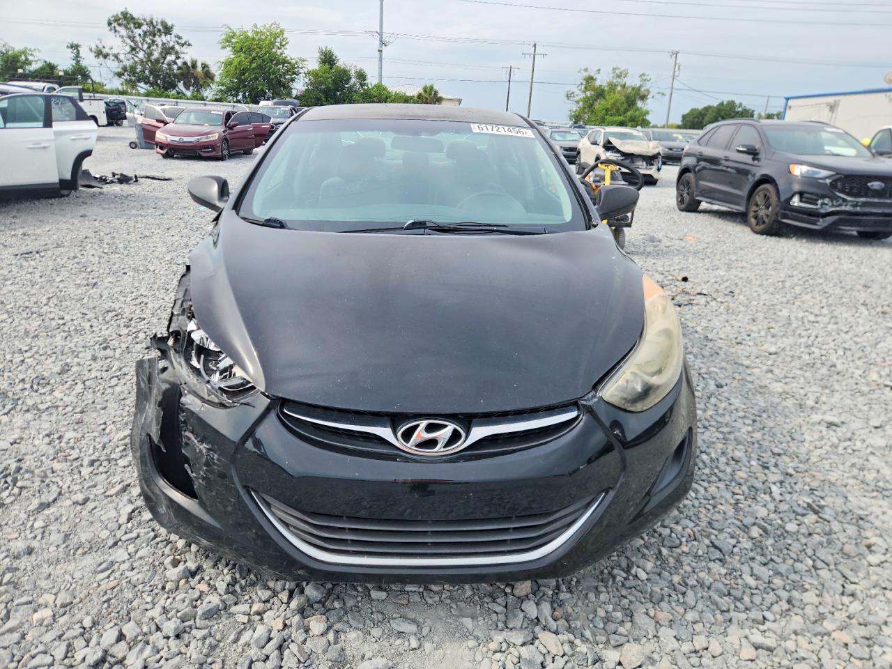 2013 Hyundai Elantra Gls Black vin: 5NPDH4AE2DH204934