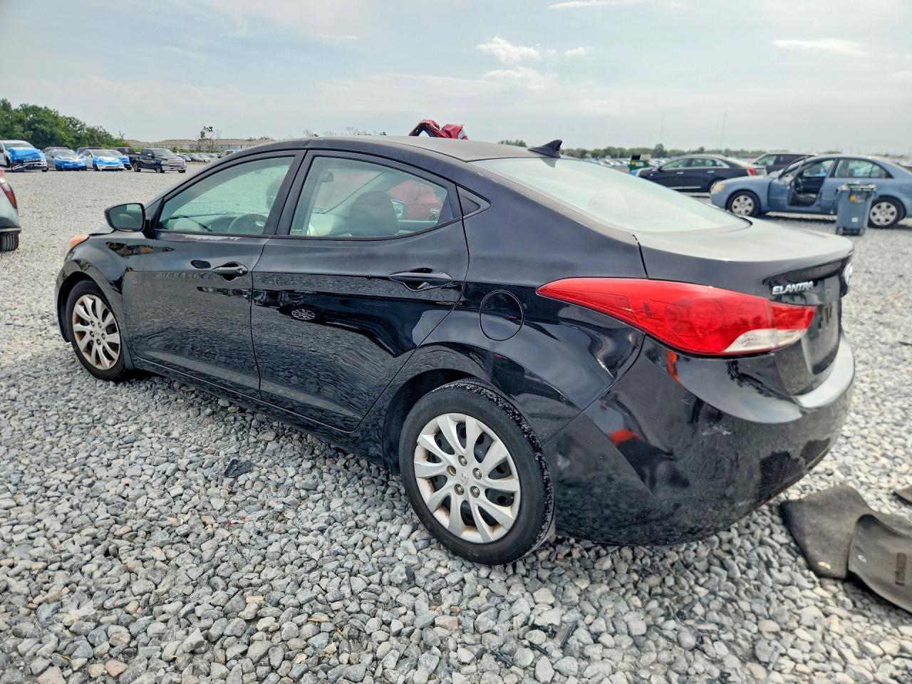 2013 Hyundai Elantra Gls Black vin: 5NPDH4AE2DH204934