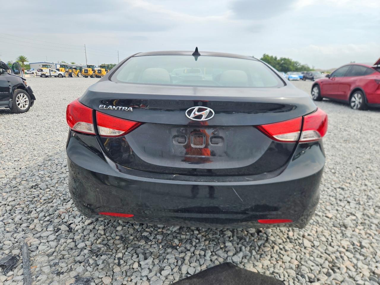 2013 Hyundai Elantra Gls Black vin: 5NPDH4AE2DH204934