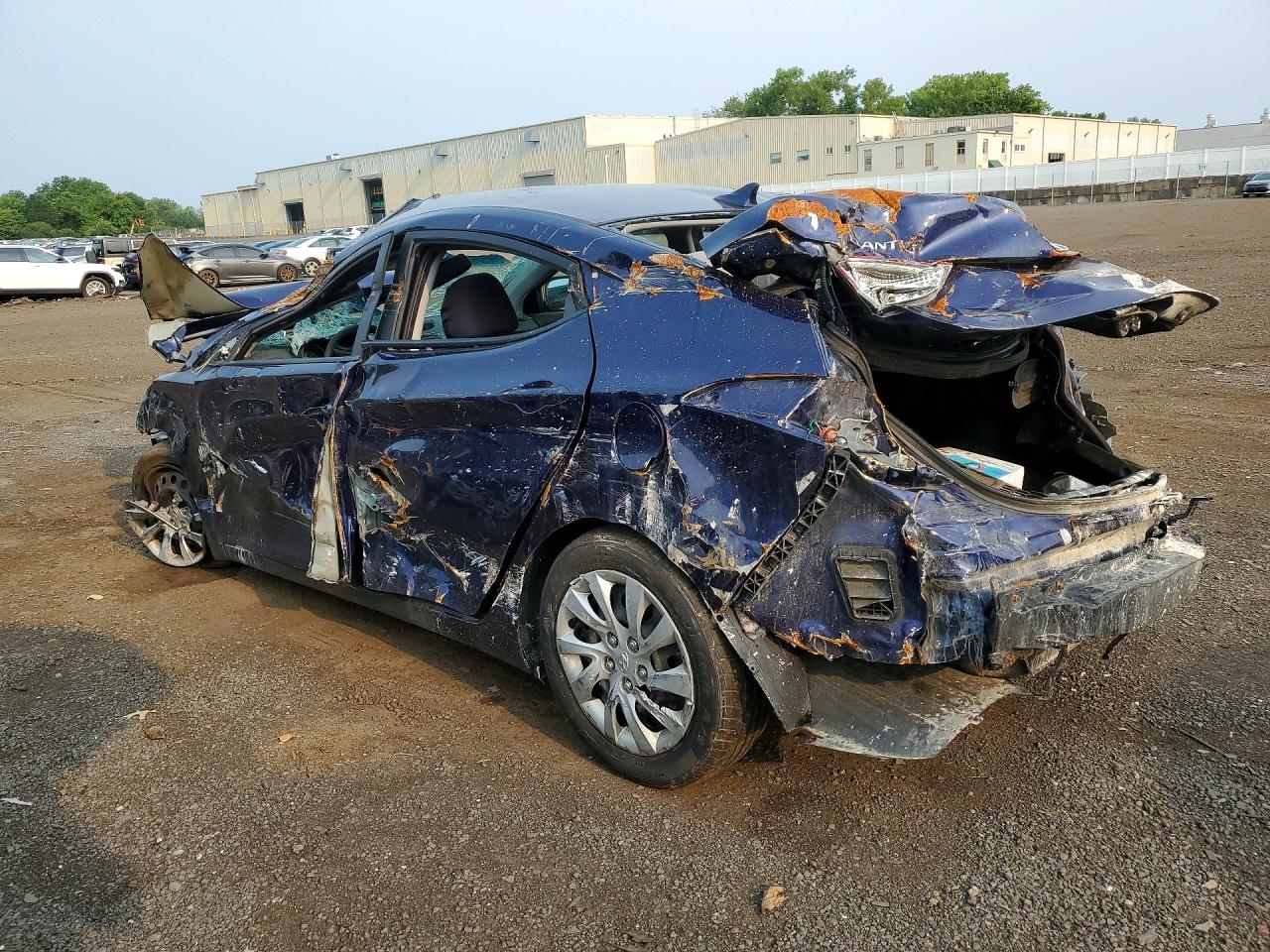 2013 Hyundai Elantra Gls Blue vin: 5NPDH4AE2DH209566