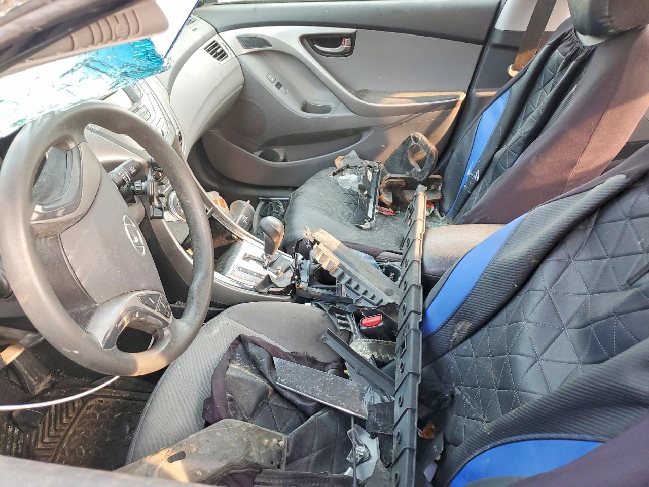 2013 Hyundai Elantra Gls Blue vin: 5NPDH4AE2DH209566
