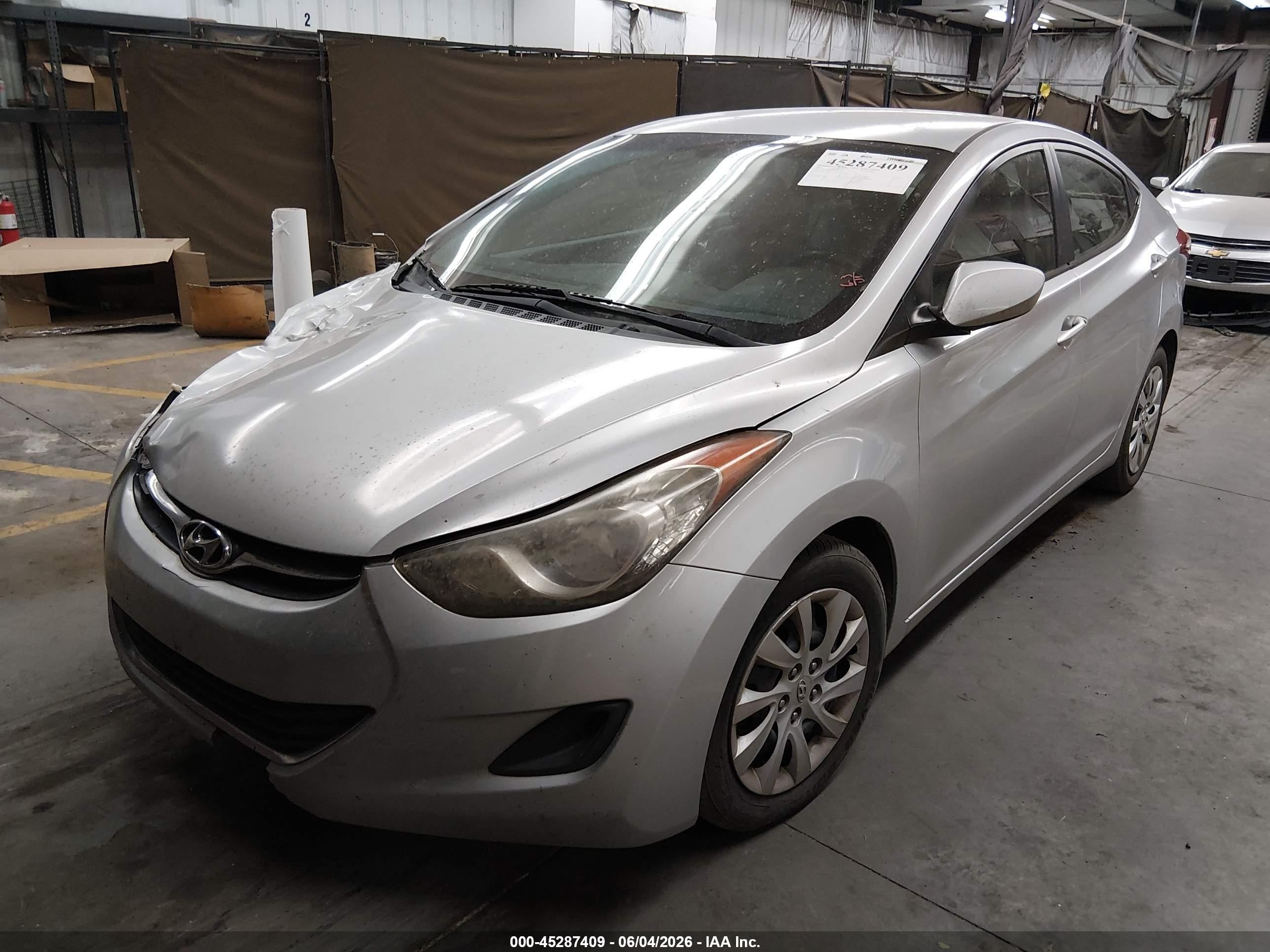 2013 Hyundai Elantra Gls Silver vin: 5NPDH4AE2DH212094