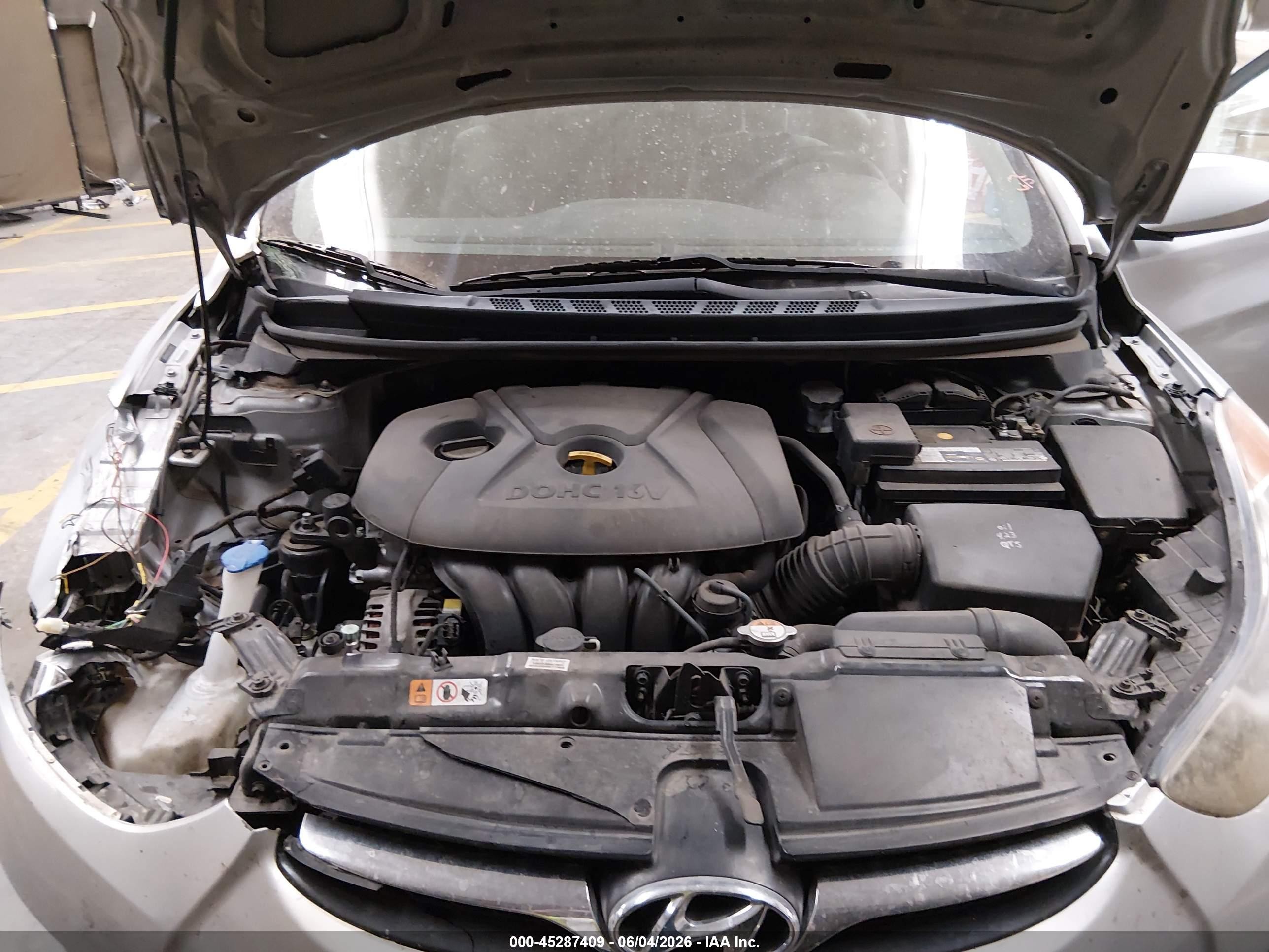 2013 Hyundai Elantra Gls Silver vin: 5NPDH4AE2DH212094