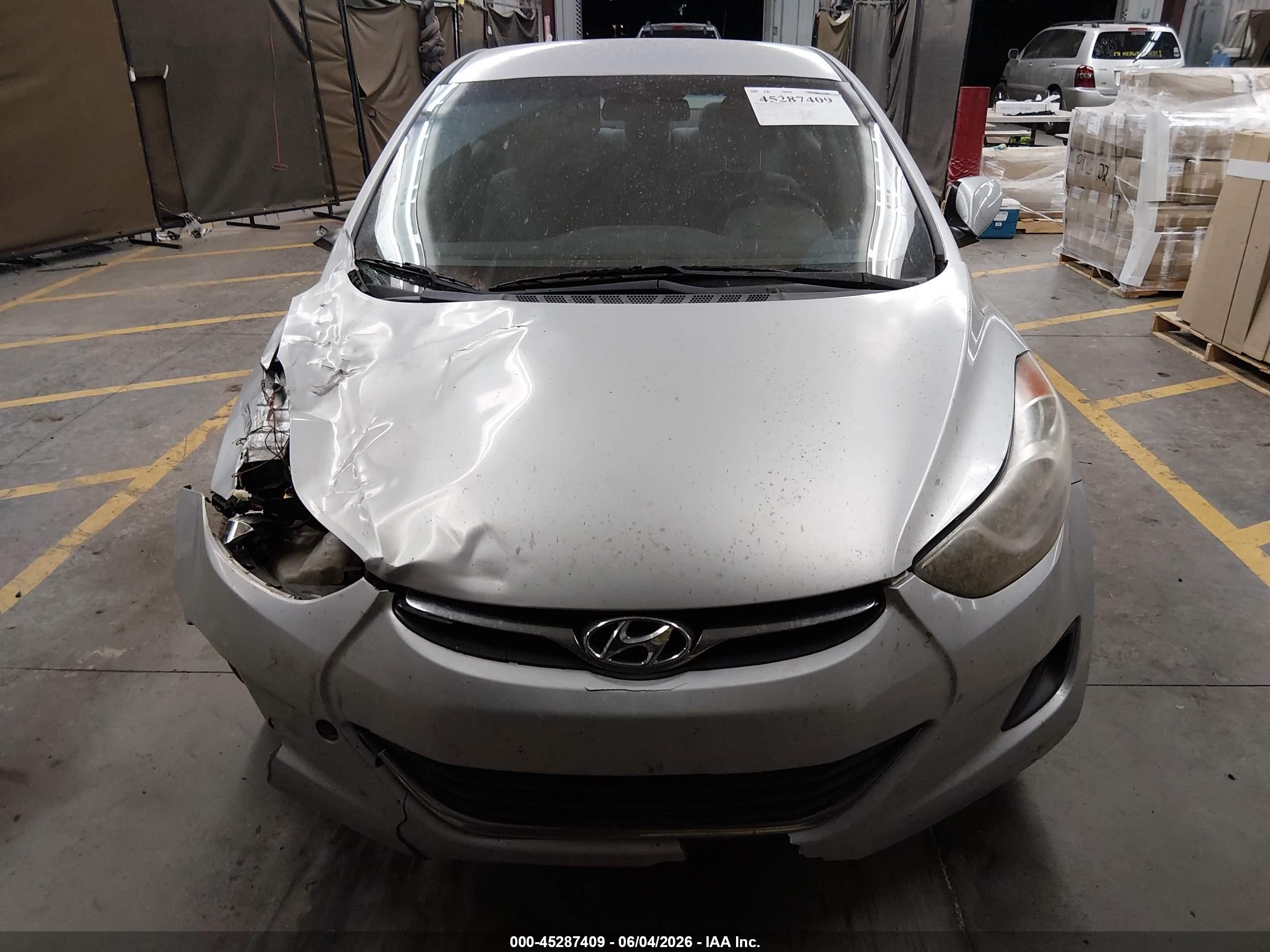 2013 Hyundai Elantra Gls Silver vin: 5NPDH4AE2DH212094