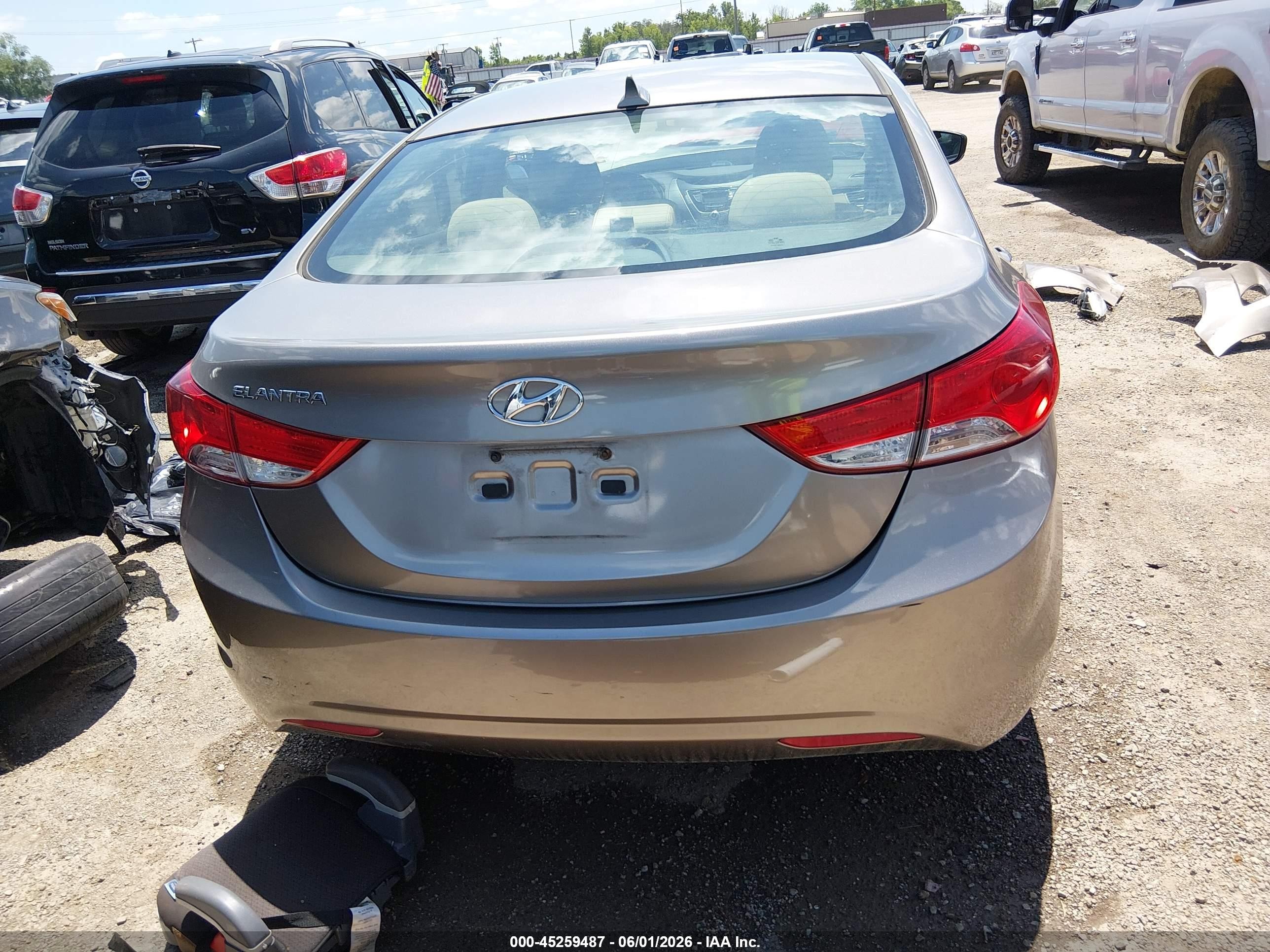 2013 Hyundai Elantra Gls Коричневый vin: 5NPDH4AE2DH213827