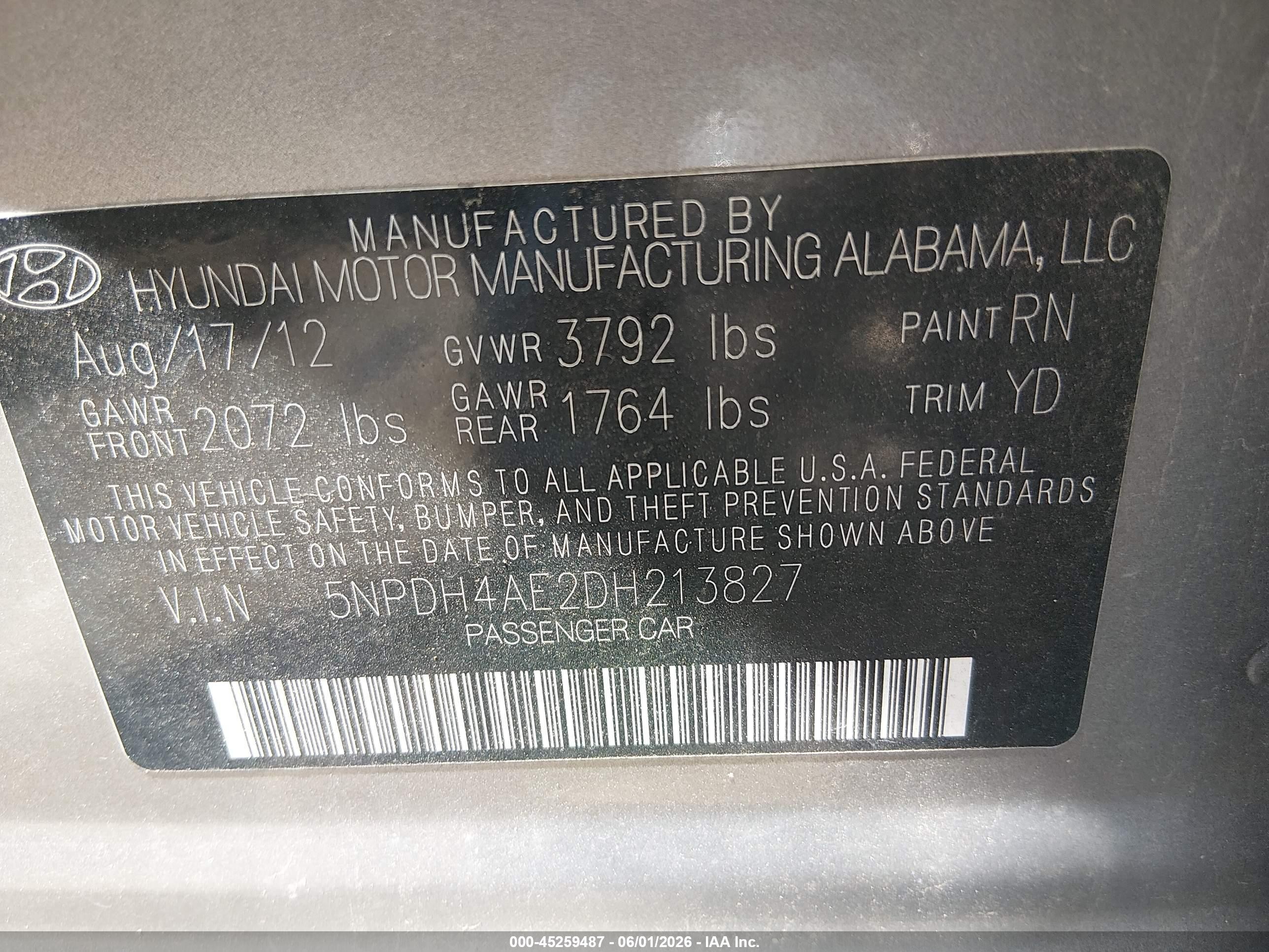 2013 Hyundai Elantra Gls Коричневый vin: 5NPDH4AE2DH213827