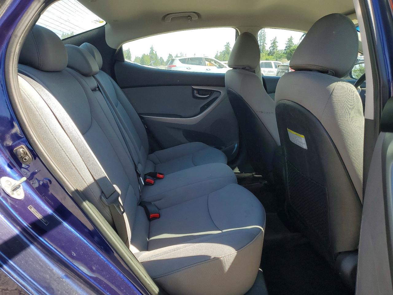 2013 Hyundai Elantra Gls Blue vin: 5NPDH4AE2DH214427