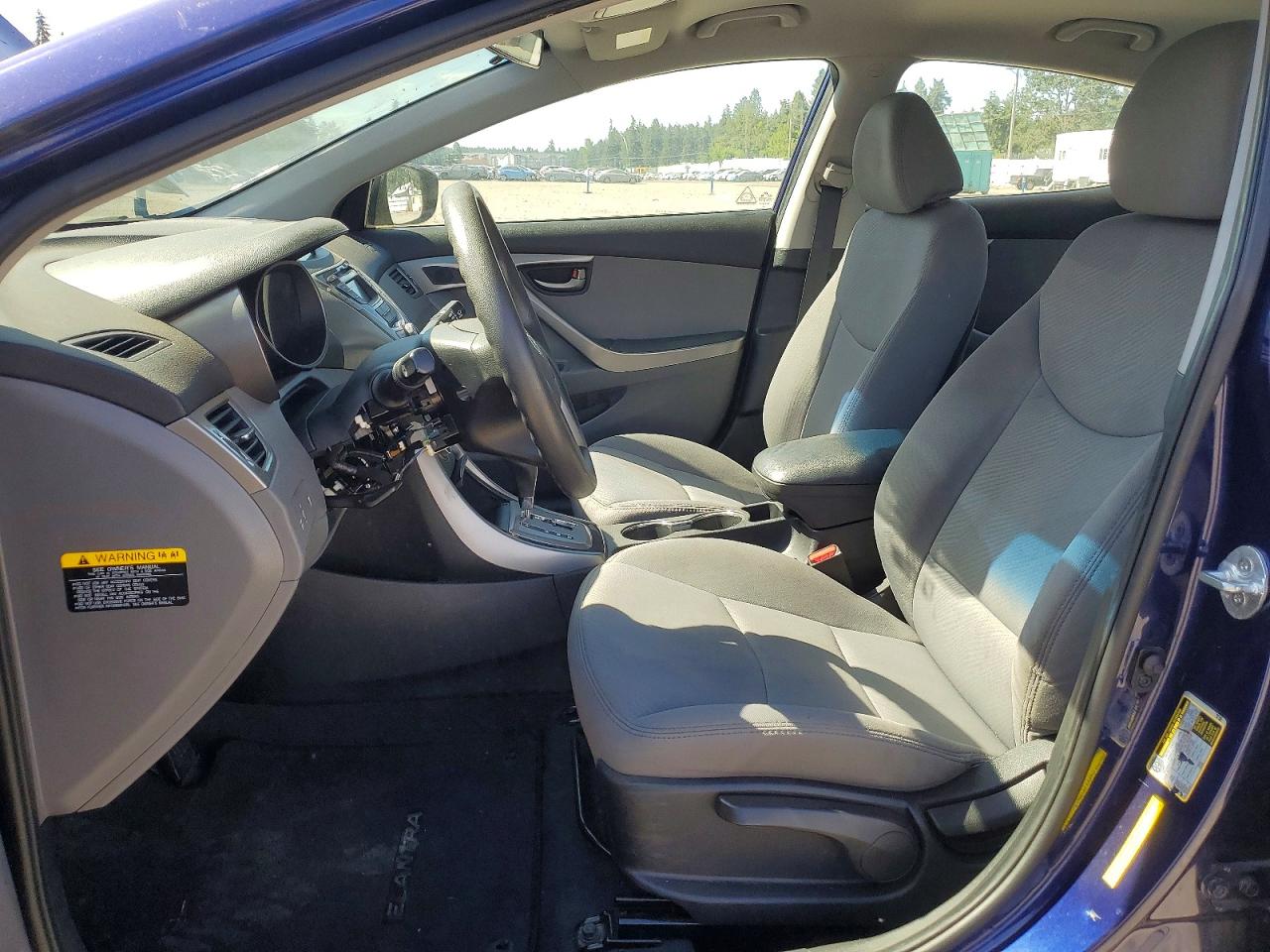 2013 Hyundai Elantra Gls Blue vin: 5NPDH4AE2DH214427