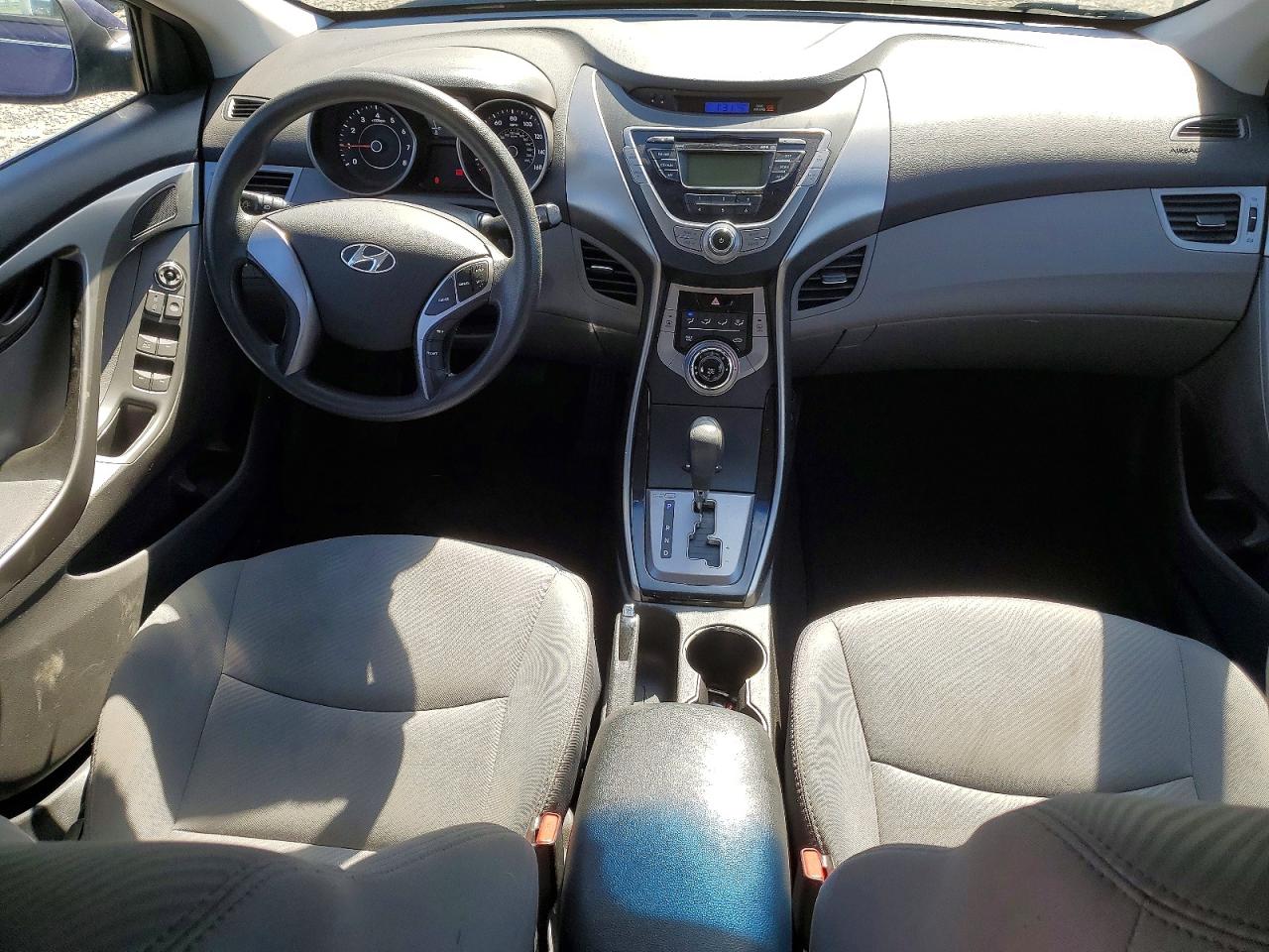 2013 Hyundai Elantra Gls Blue vin: 5NPDH4AE2DH214427