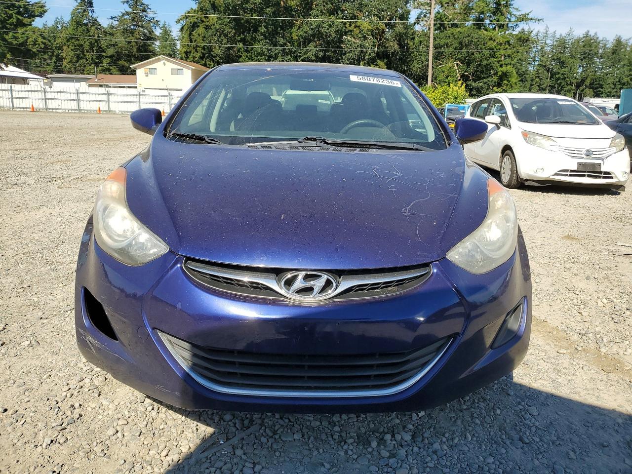 2013 Hyundai Elantra Gls Blue vin: 5NPDH4AE2DH214427