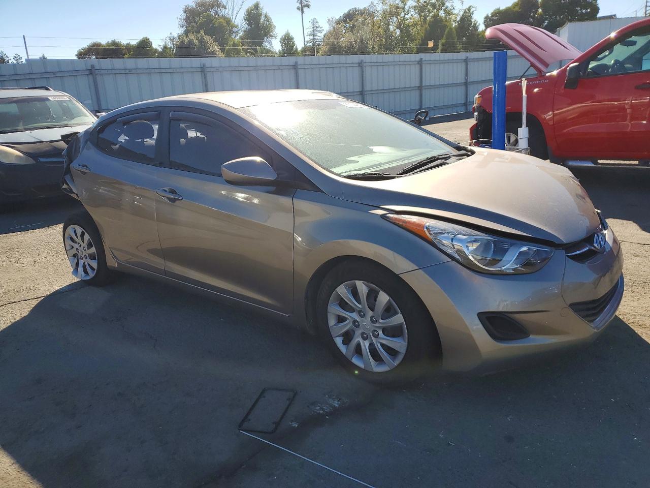 2013 Hyundai Elantra Gls Gray vin: 5NPDH4AE2DH224665