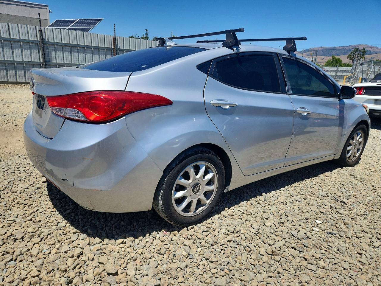 2013 Hyundai Elantra Gls Silver vin: 5NPDH4AE2DH225430